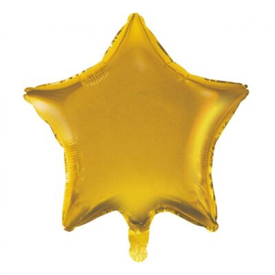 Balon foliowy wypełniony helem Gwiazda,matowy